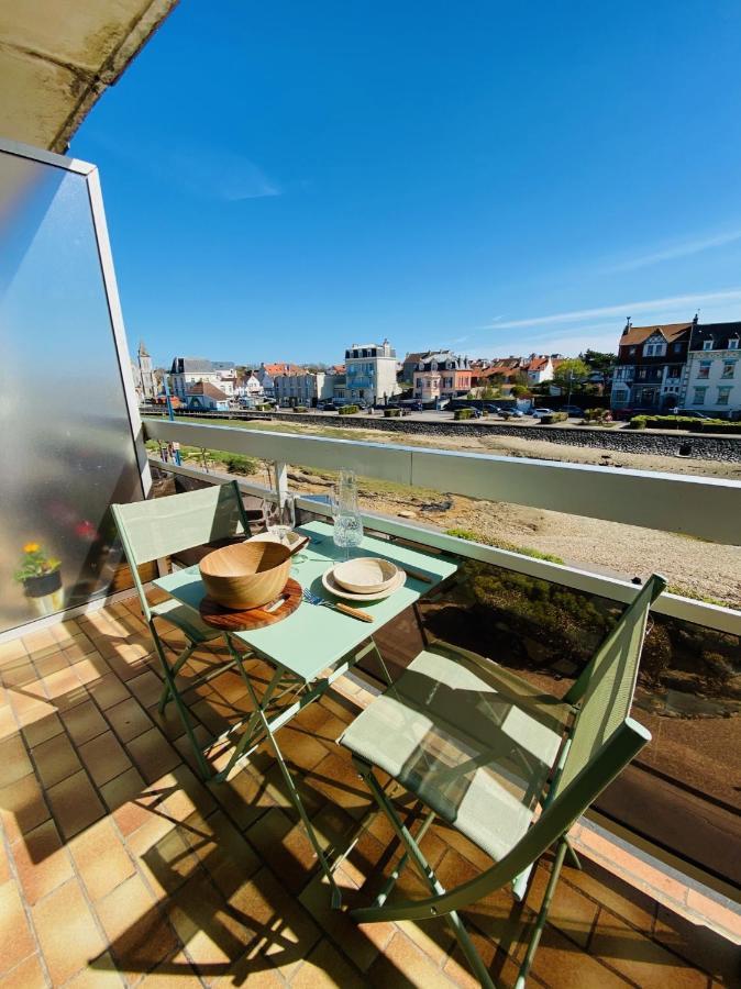 Vue Mer Et Garage Prive, Studio Balcon Plein Sud Wimereux Exteriör bild